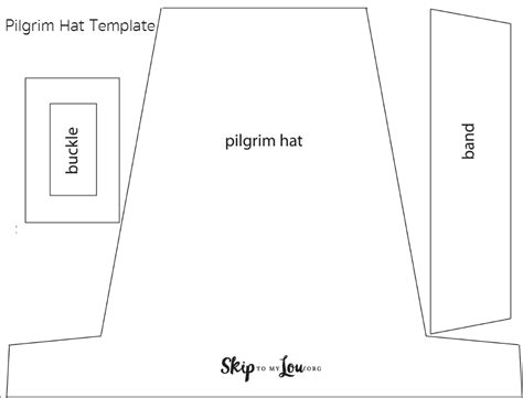 Pilgrim Hat Template | Letter Template