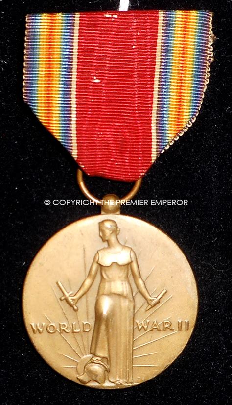 United States of America.World War Two Victory medal.Circa.1945 – Relic Militaria – Military ...