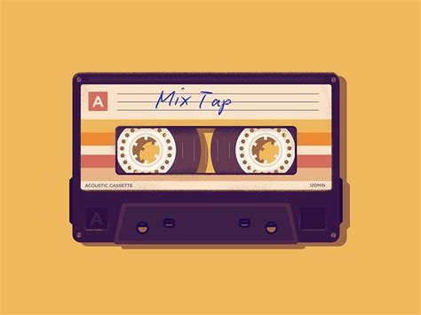 Retro Mix Tape | Poster vintage retro, Mixtape art, Tape art