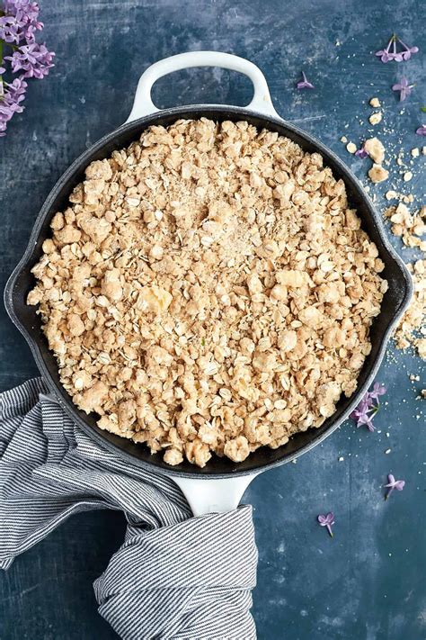 Easy Oat Crumble Topping Recipe