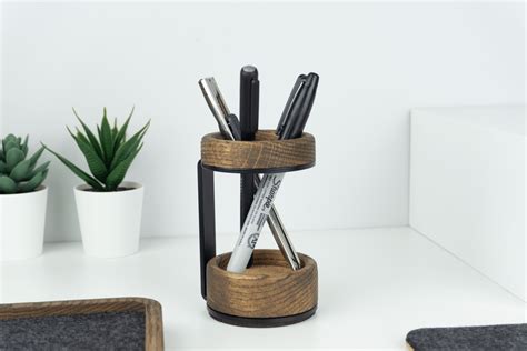 Wooden Pen Holder for Desk | BeaverPeak