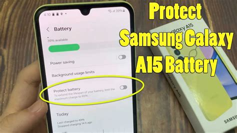 How To Protect Your Samsung Galaxy A15 Battery | Set Charge Limit to 85 ...