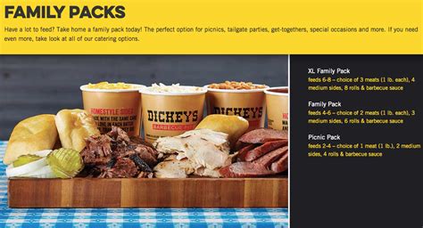 Dickey’s Barbecue Pit Menu | OC Restaurant Guides