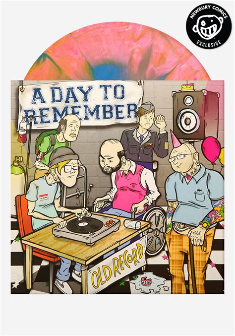 A Day To Remember-Old Record Exclusive LP Color Vinyl | Newbury Comics