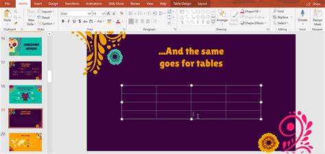 How To Adjust Table Row Height In Powerpoint | Brokeasshome.com