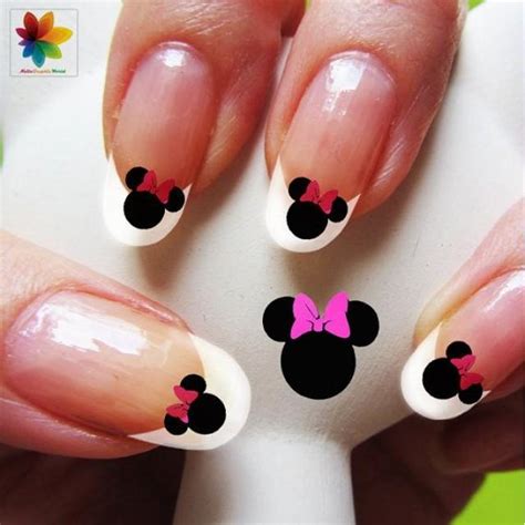 Disney Nail Art, Cartoon, Childrens Nail Art, Mickey Mouse, 100 Waterslide Stickers Decal Nail ...