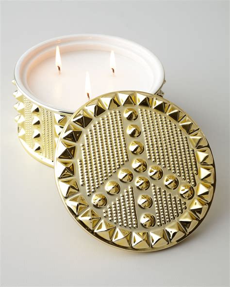 Jonathan Adler "Peace" Studded Candle