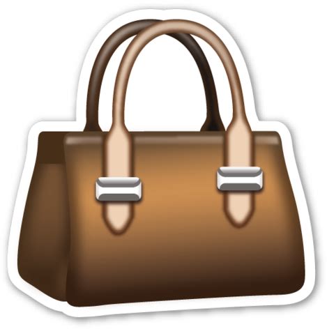 Download Hand Emoji Clipart Purse - Bag Emoji No Background | Transparent PNG Download | SeekPNG