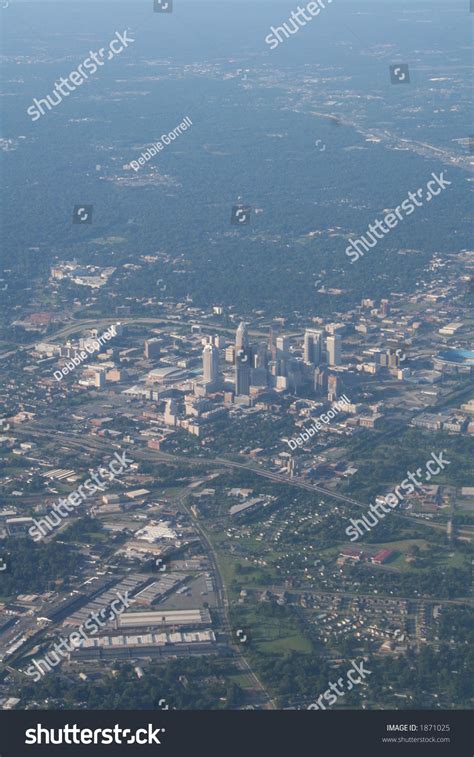 Aerial View Downtown Charlotte Nc Stock Illustration 1871025 | Shutterstock