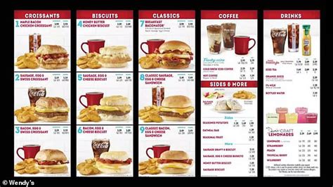 Wendy's unveils new breakfast menu set to go on sale next year | Daily ...