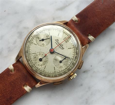 Vintage Breitling Premier Chronograph 787 18k Rose Gold | Vintage Portfolio