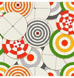 Seamless background different targets Royalty Free Vector