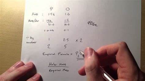 Empirical and Molecular Formula - Worked Examples - YouTube