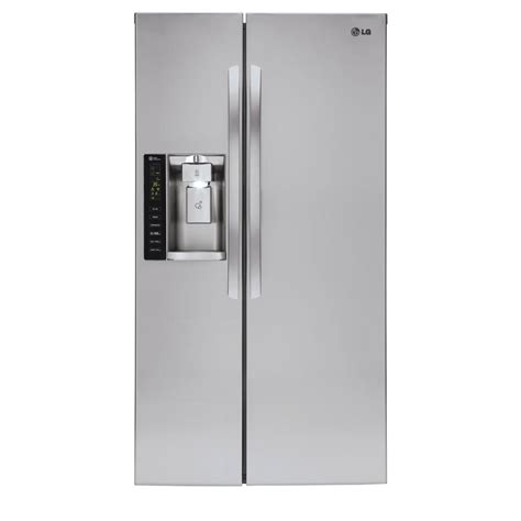 LG Electronics 26.16 cu. ft. Side by Side Refrigerator in Stainless ...