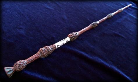 Real Wood Elder Wand by Brendan Olszowy - Deathstick Dumbledore's handmade timber Deathly ...