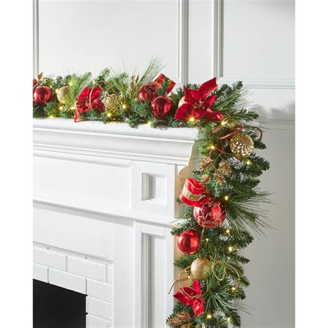 9' Ribbon Garland | Brylane Home