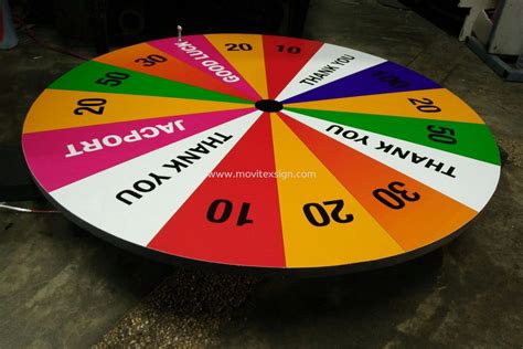 Game Spinner Board For Canval Funfair Or Promotion Games For Car/birthday Party Lucky Draw ...