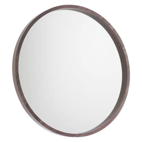 Buy Habitat Ariano Walnut Veneer Round Wall Mirror | Mirrors | Habitat ...