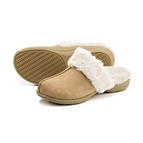 Powerstep - Powerstep Luxe Women's Orthotic Slippers - Memory Foam Slip ...