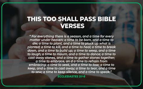 20 This Too Shall Pass Bible Verses - Scripture Savvy