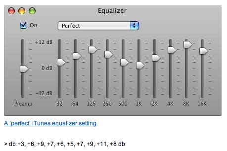 iTunes Equalizer – the Best iTunes Equalizer settings