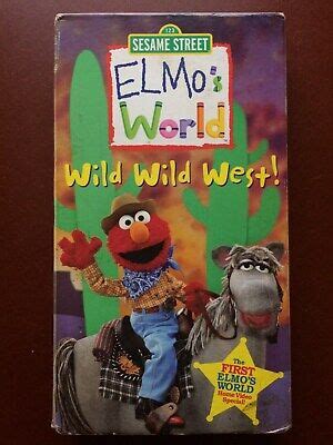 Elmo World Wild Wild West Vhs