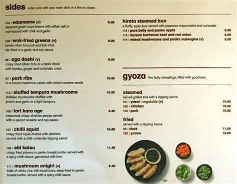 wagamama Menu, Menu for wagamama, Newmarket, Auckland - Menumania/Zomato