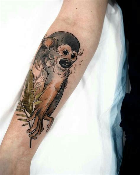 Monkey 🐵tattoo this is going to be my first tattoo this is the most amazing art work ever💙 ...