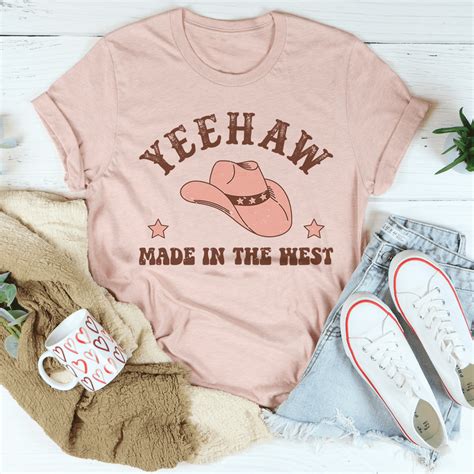 Yeehaw Cowboy Hat Tee – Peachy Sunday