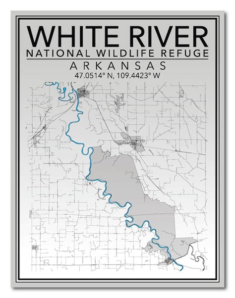 White River Arkansas Map - Winni Karilynn