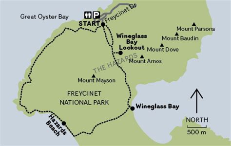 Wineglass Bay Map Tasmania | Bruin Blog