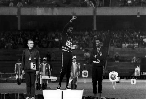 American athlete Bob Beamon, winner of the long jump at the Olympic ...