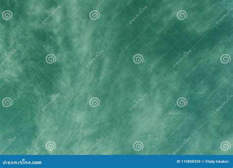 Set of Isolated Clouds Over Green. Design Elements . Stock Image ...