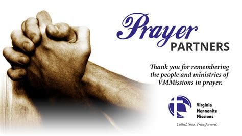 VMMissions launches regular prayer bulletin - Virginia Mennonite Missions