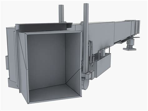 3D Airport Terminal Jetway Bridge Model - TurboSquid 1373341