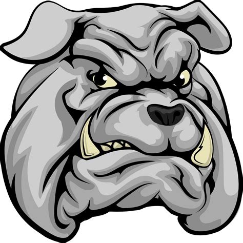 StickerTalk Bulldog Mascot Sticker, 5 inches x 5 inches