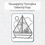 Classifying Triangles Coloring Page By QueenOfSpapes  TPT sketch template