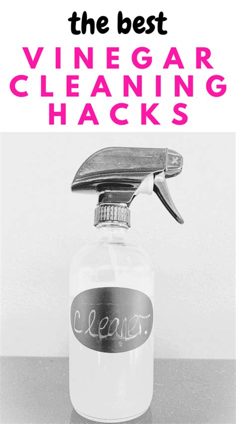 Vinegar Cleaning Hacks - The Best Vinegar Cleaning Recipes