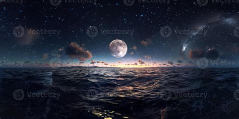 full moon OCEAN 44561759 Stock Photo at Vecteezy