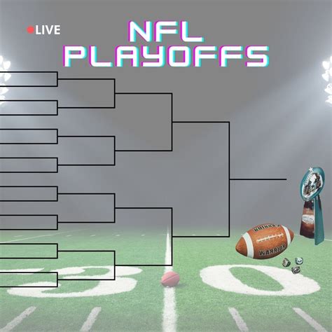 NFL Playoff Bracket Printable Download - Etsy