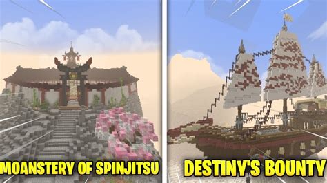 MONASTERY OF SPINJITSU!!!!!! Review map Ninjago di Minecraft pe 1.19 ...