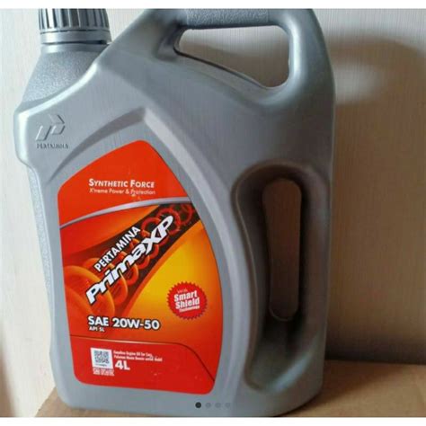 Jual Oli Pertamina Prima XP Galon 4 Liter SAE 20W-50 / Oli Prima XP 4 ...