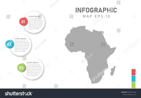 Africa Map Infographic Global Business Marketing Stock Vector (Royalty ...