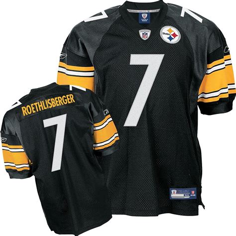 Amazon.com : Reebok Pittsburgh Steelers Ben Roethlisberger Authentic Jersey Size 52 : Sports Fan ...