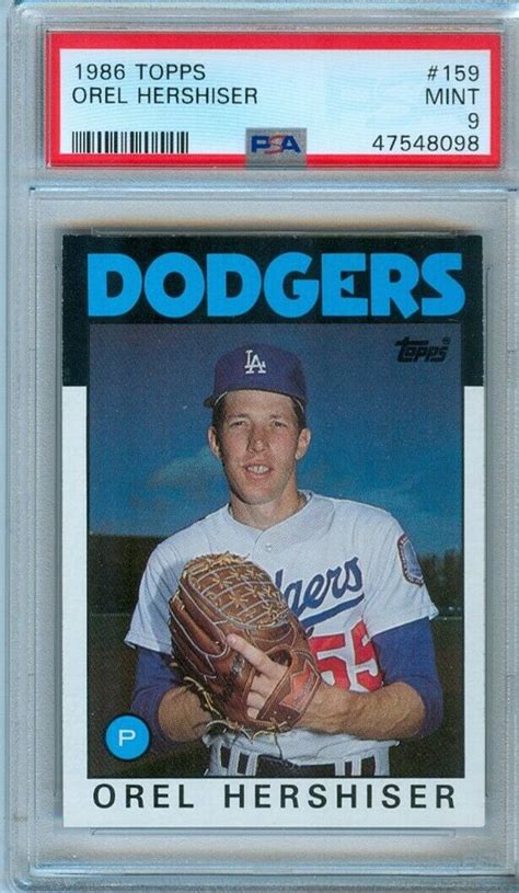 Auction Prices Realized Baseball Cards 1986 Topps Orel Hershiser