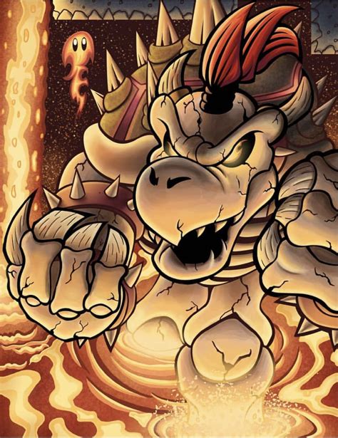 Dry Bowser | Arte de videojuegos