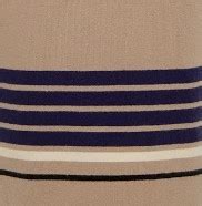 Contrast Color Woven Midi Skirt - Beige - Pomelo Fashion