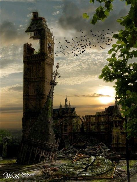 Post-apocalyptic London where the game is set. i choose this image as ...