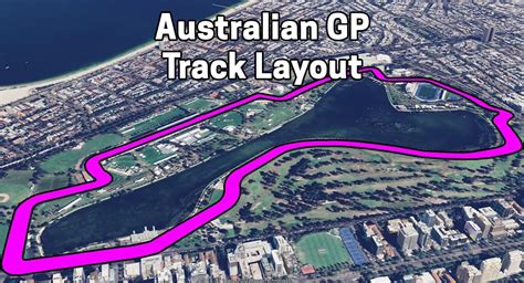 Australia F1 Track Layout: Albert Park Circuit Map, Melbourne GP