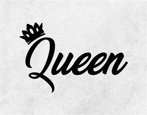 Queen SVG File Queen With Crown Svg for Cricut and - Etsy UK